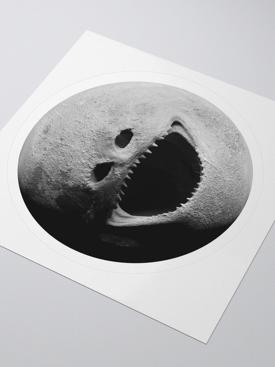 The Moon Woke Up Sticker product image (7)