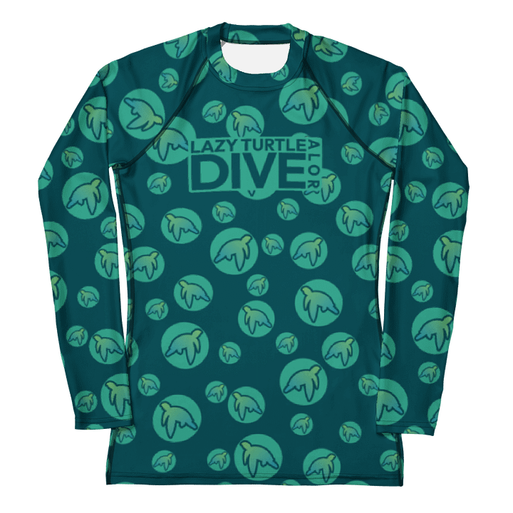Lazy Turtle Dive - Turtle Bubbles - Women's Rashguard product image (1)