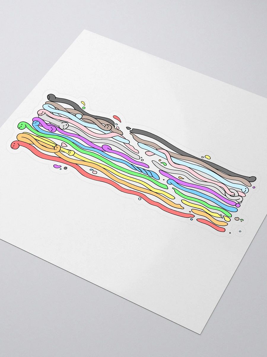 PRIDE WORM 2023 - Kiss Cut Sticker product image (3)