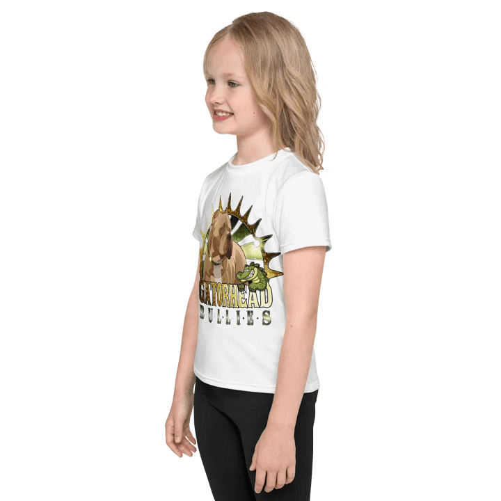 White GatorHead Bullies Kid T-shirt product image (2)