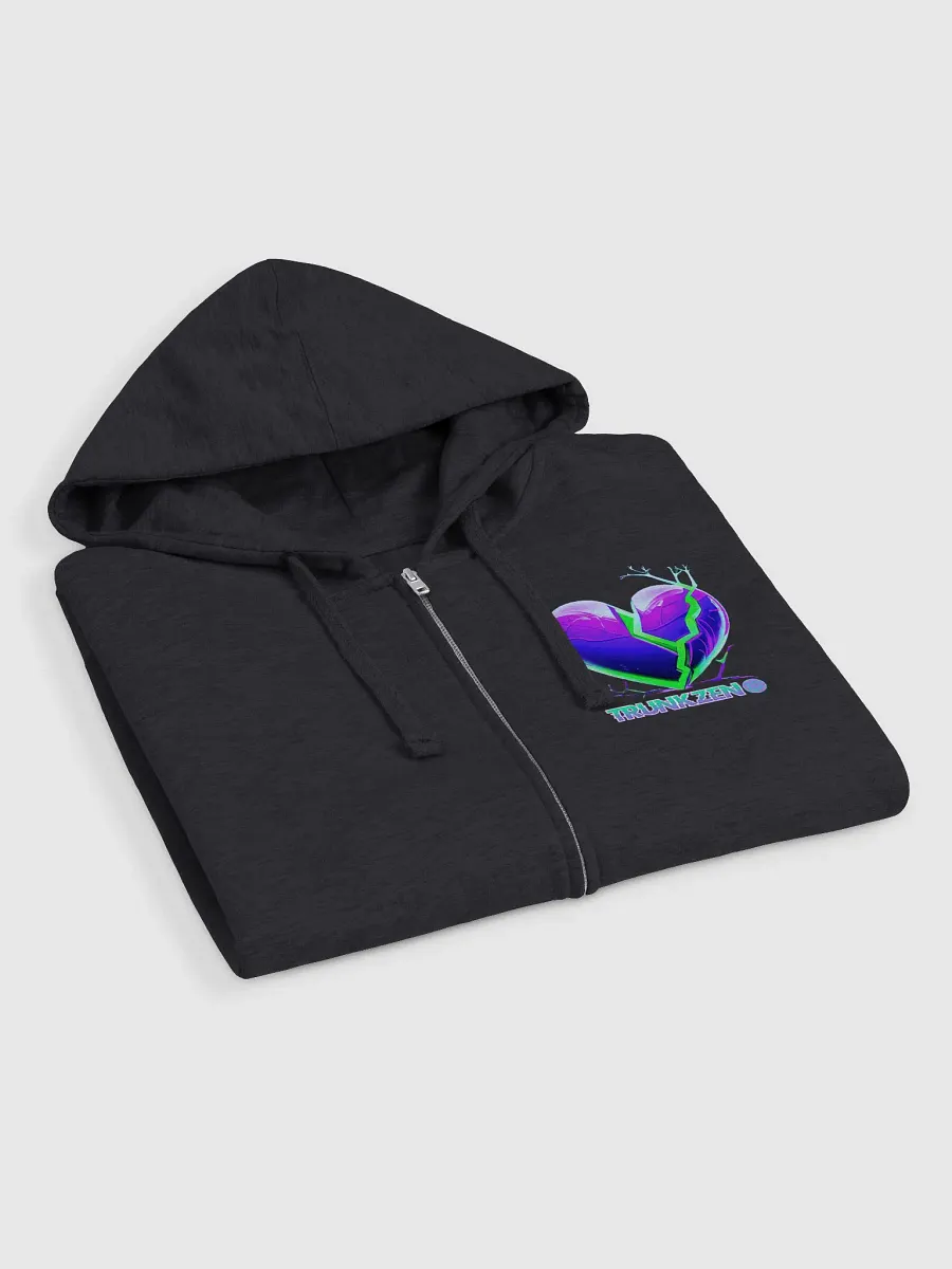 TZCrazyHeart Zip front hoodie product image (3)
