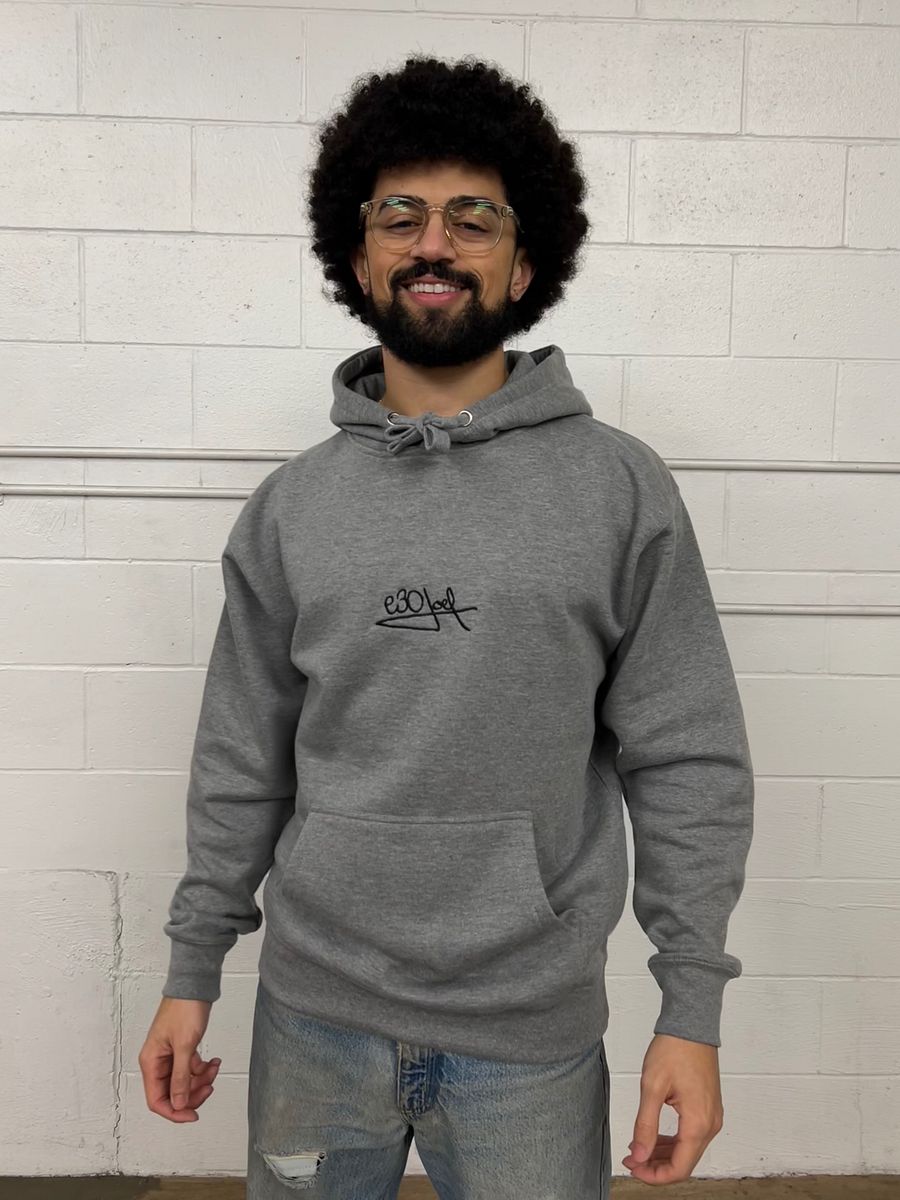 e30joel Embroidery Signature Hoodie (Black Stitch) product image (1)