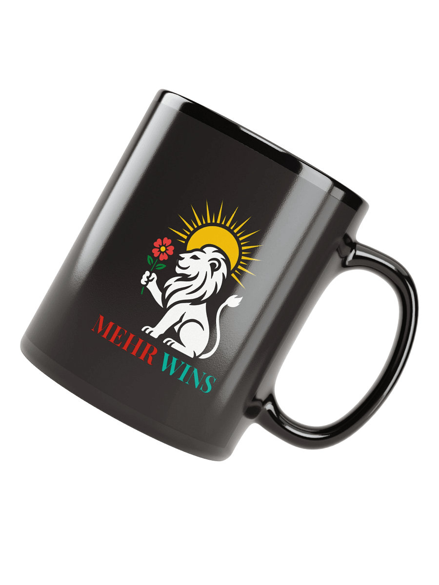 Mehr Wins - Black Mug (Style 2) product image (4)