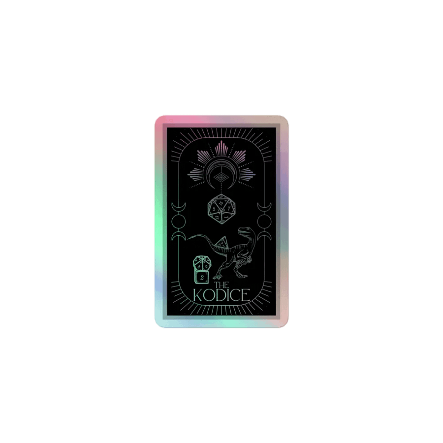 The KODice Holographic Sticker product image (1)