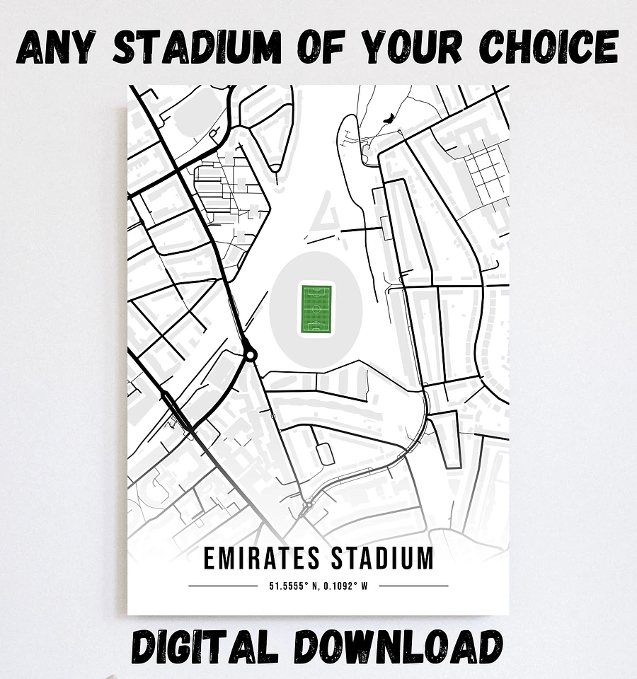 arsenal stadium map