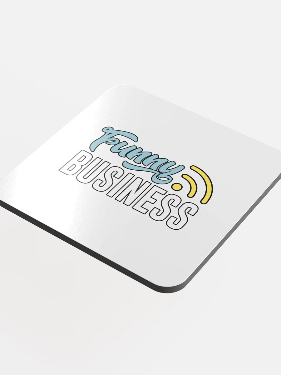 Funny Business Glossed Cork Coaster product image (4)