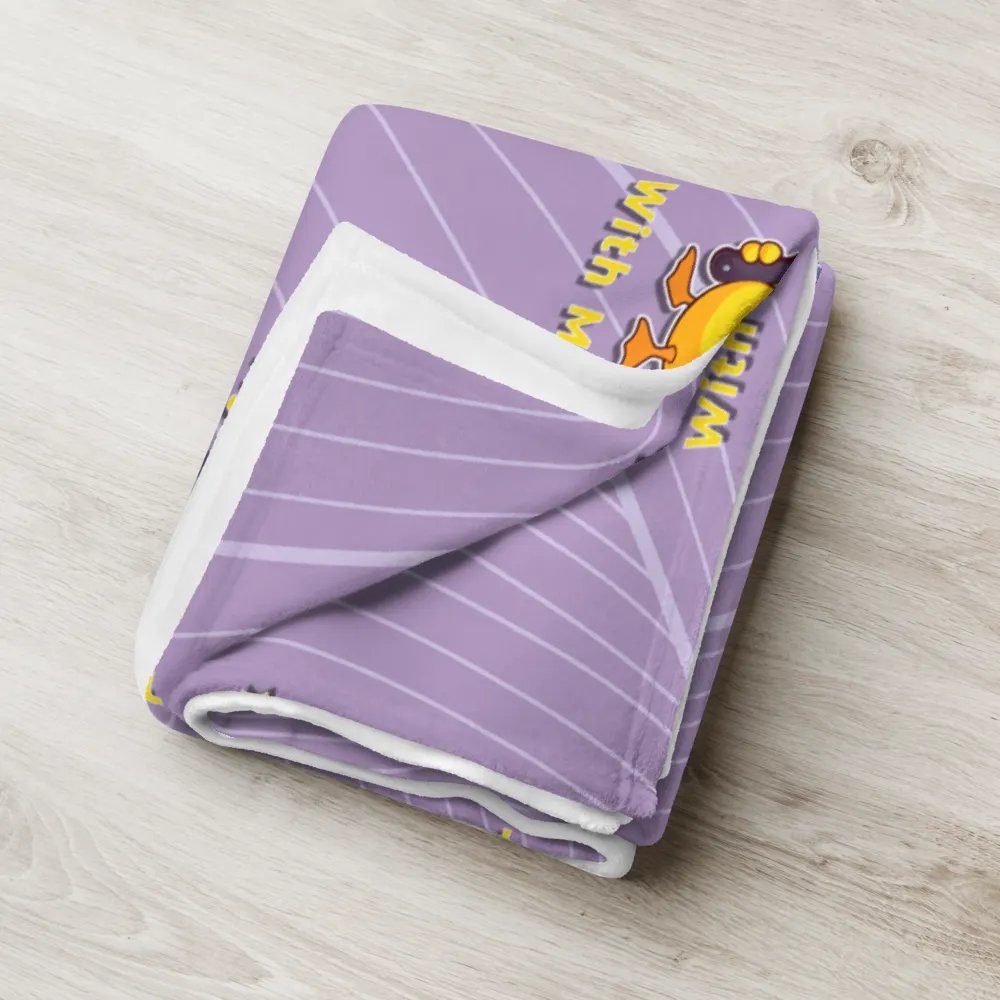 Quack & Slash Throw Blanket product image (6)