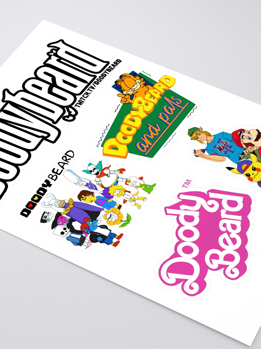 DOODYBEARD STICKER SHEET!!! product image (2)