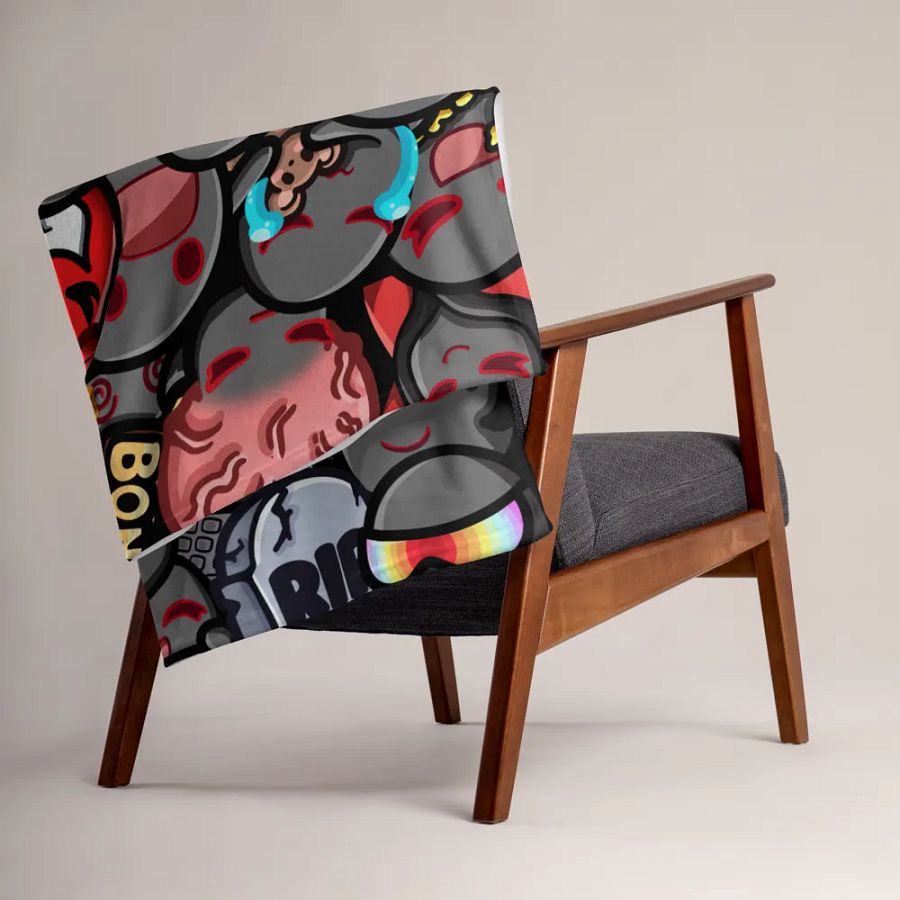 Emote-tional Support Throw Blanket product image (3)