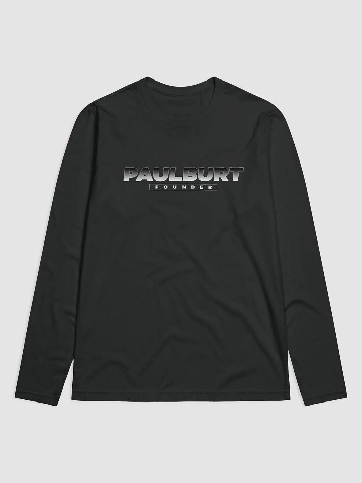 PaulBurt Founder Edition Black adn White - Fitted Long Sleeve Crew product image (1)