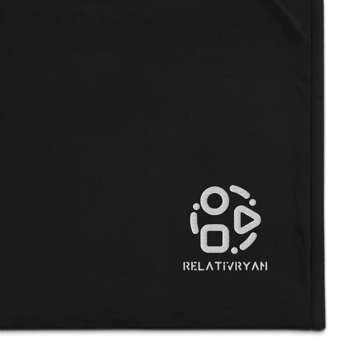 RelativRyan Embroidered Sherpa Blanket product image (1)