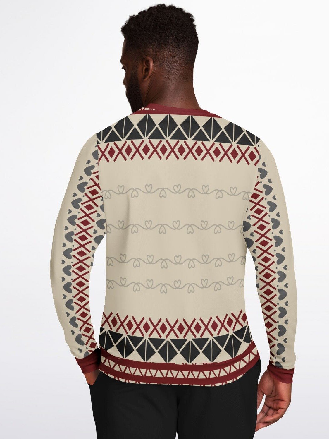 "Love Is In The Air" Gas Mask Sweatshirt | Funny Anti Valentine Sweater | Sarcastic Dark Humor Outfit product image (8)