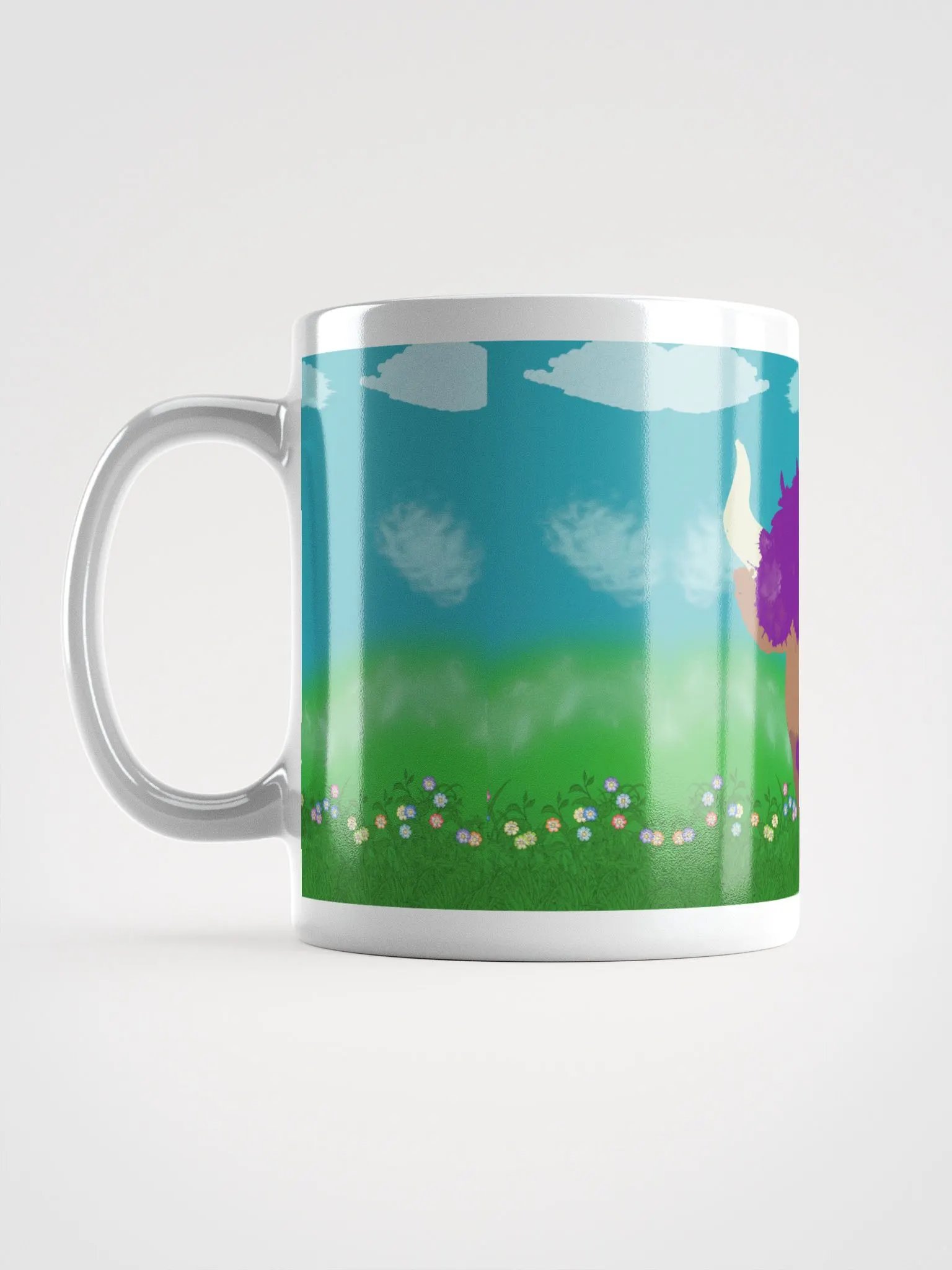 Smooth Brain Bull on Rolling Green Hills product image (5)