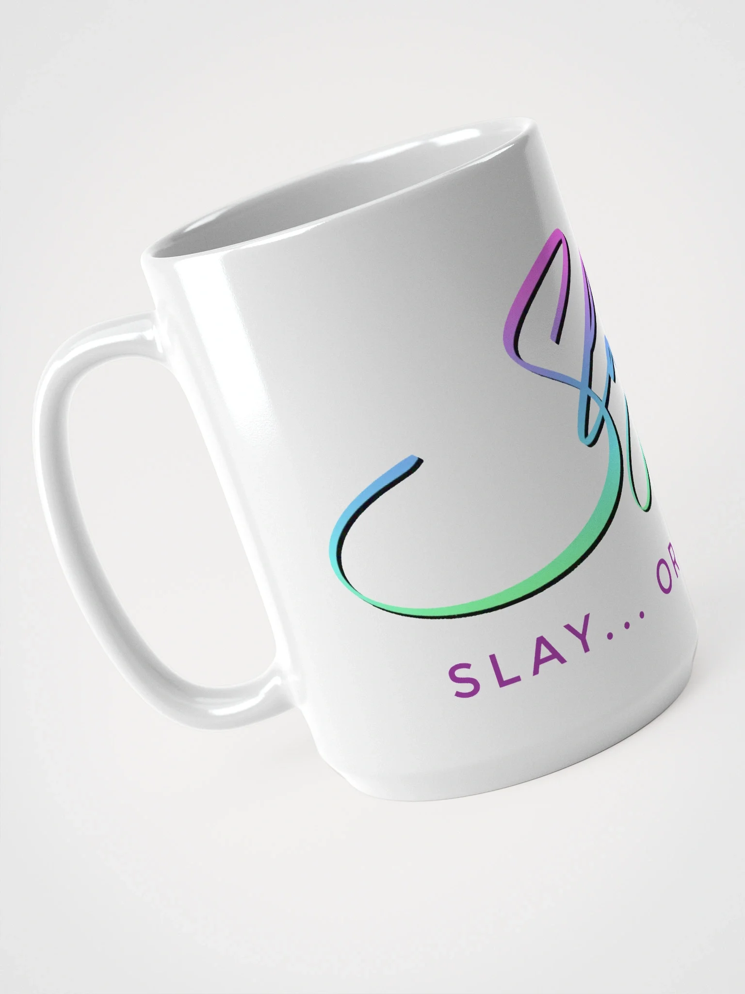 SLAYNA Ombre Large 15 oz White Mug product image (5)