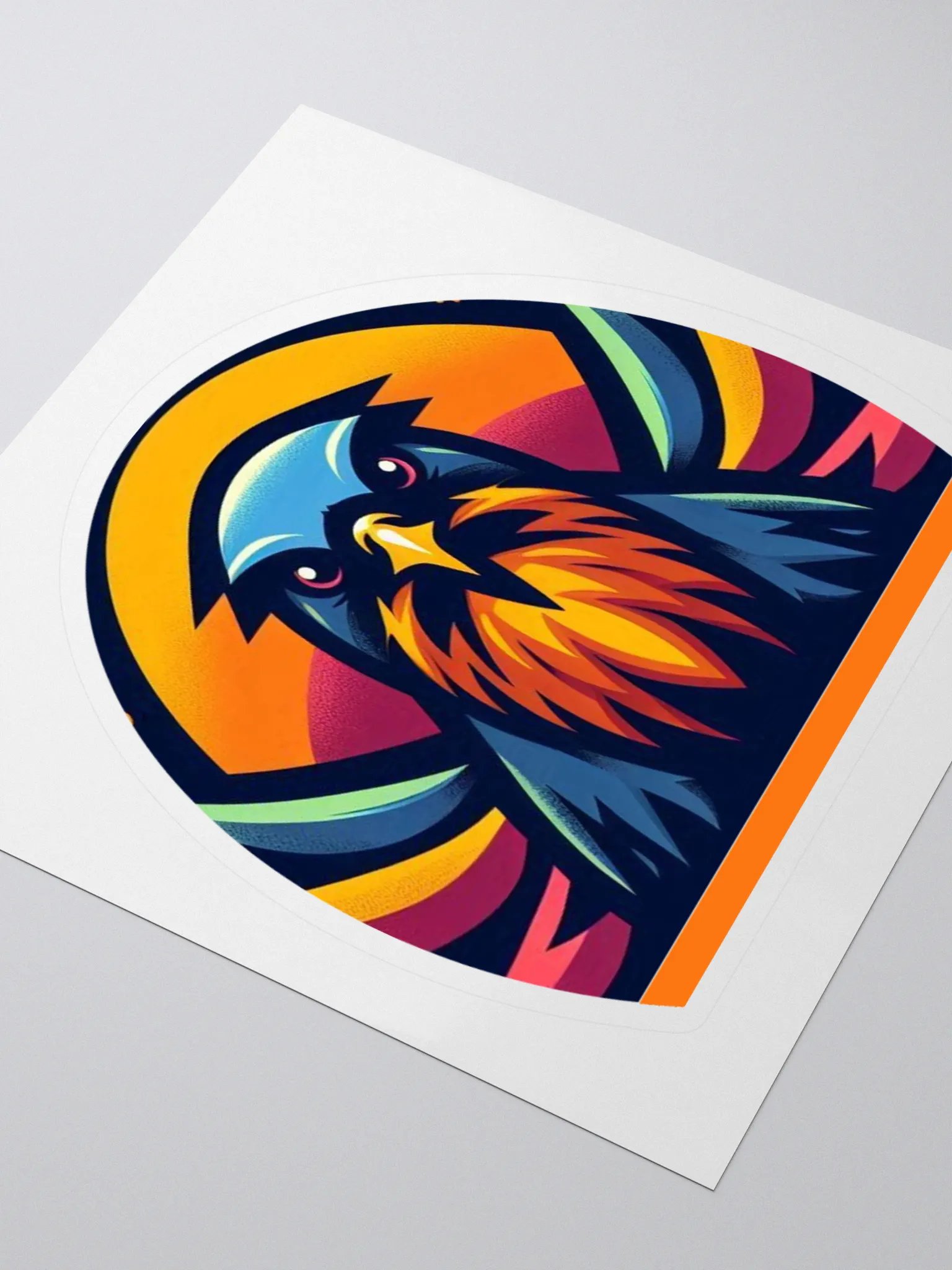 Sunset Soar Eagle Kiss Cut Stickers product image (3)