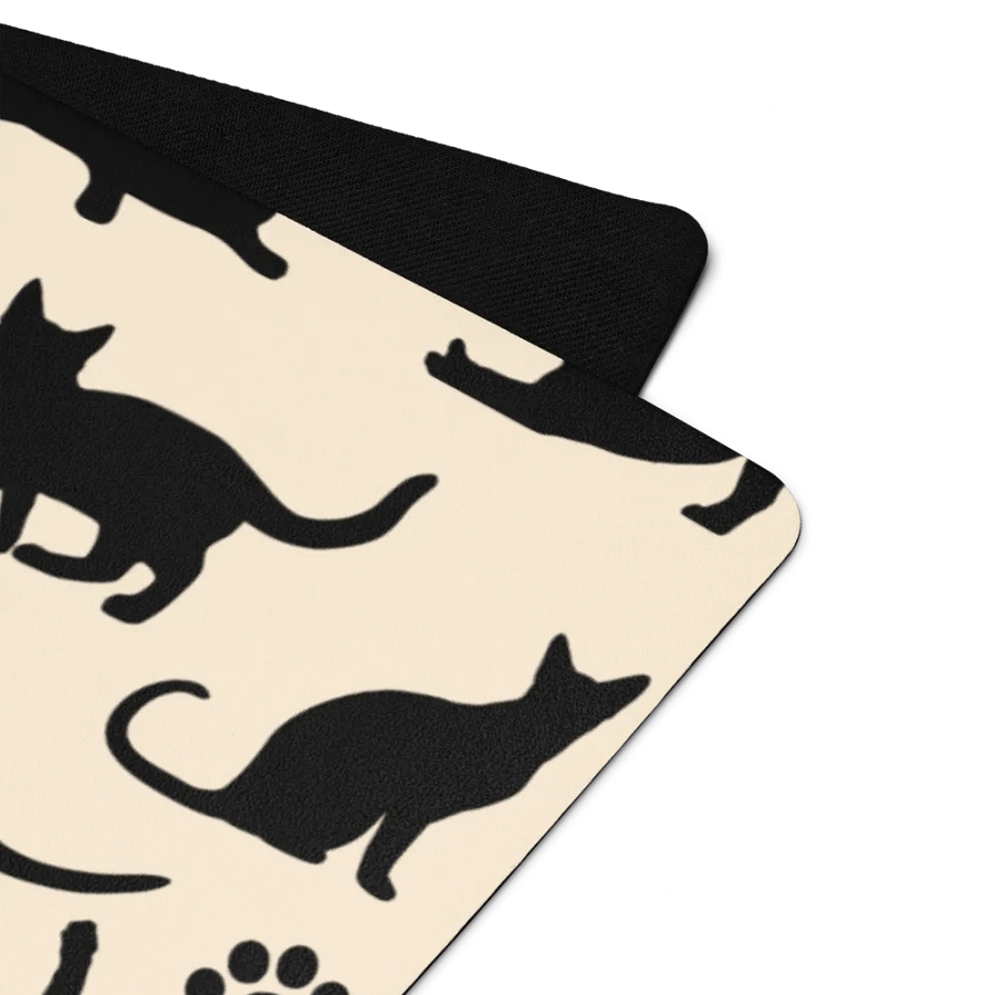 Cat Silhouette Yoga Mat: Perfect for Cat Lovers and Yoga Enthusiasts product image (5)