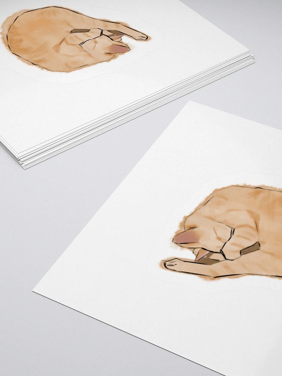 Sleeping Logan sticker product image (4)