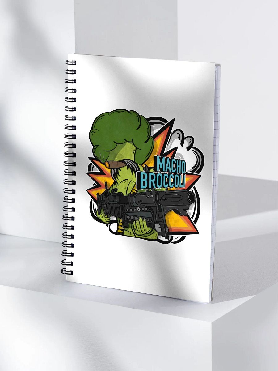 Macho Broccoli 2.0 Notepad product image (3)