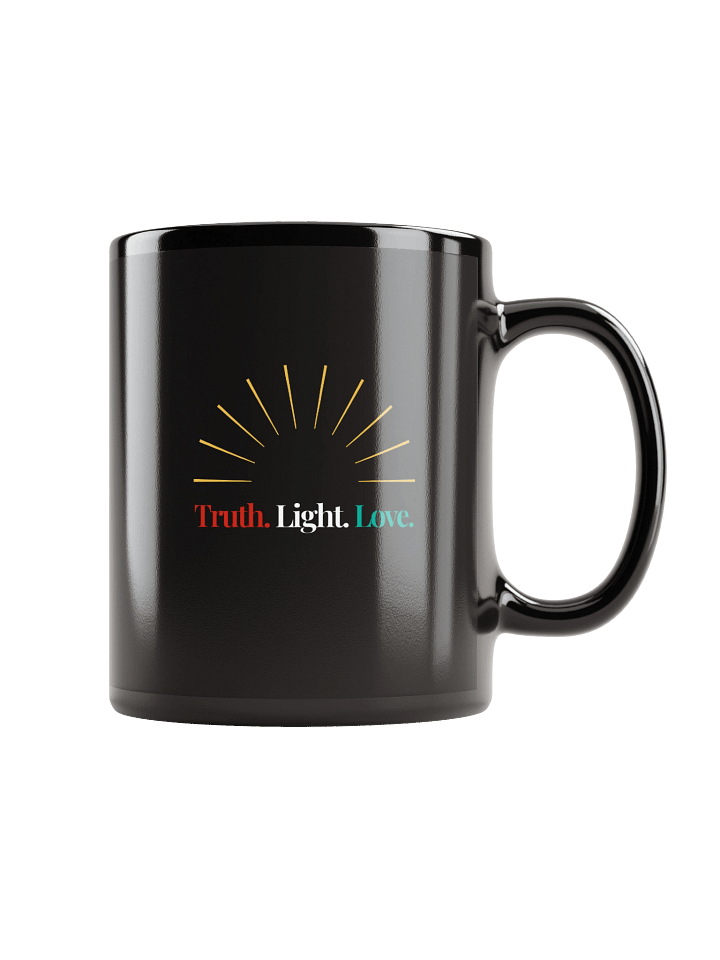 Truth Light Love - Black Mug (Style 3) product image (1)