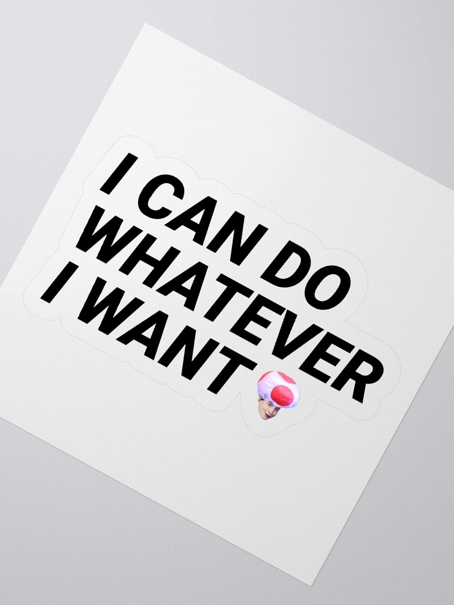I CAN DO W.E I WANT STICKER product image (6)