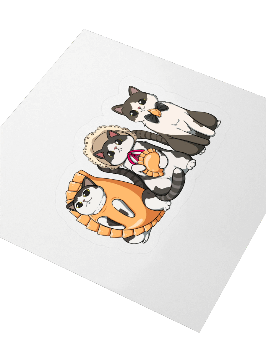 Pierogi Kitties Cut out stickers product image (9)