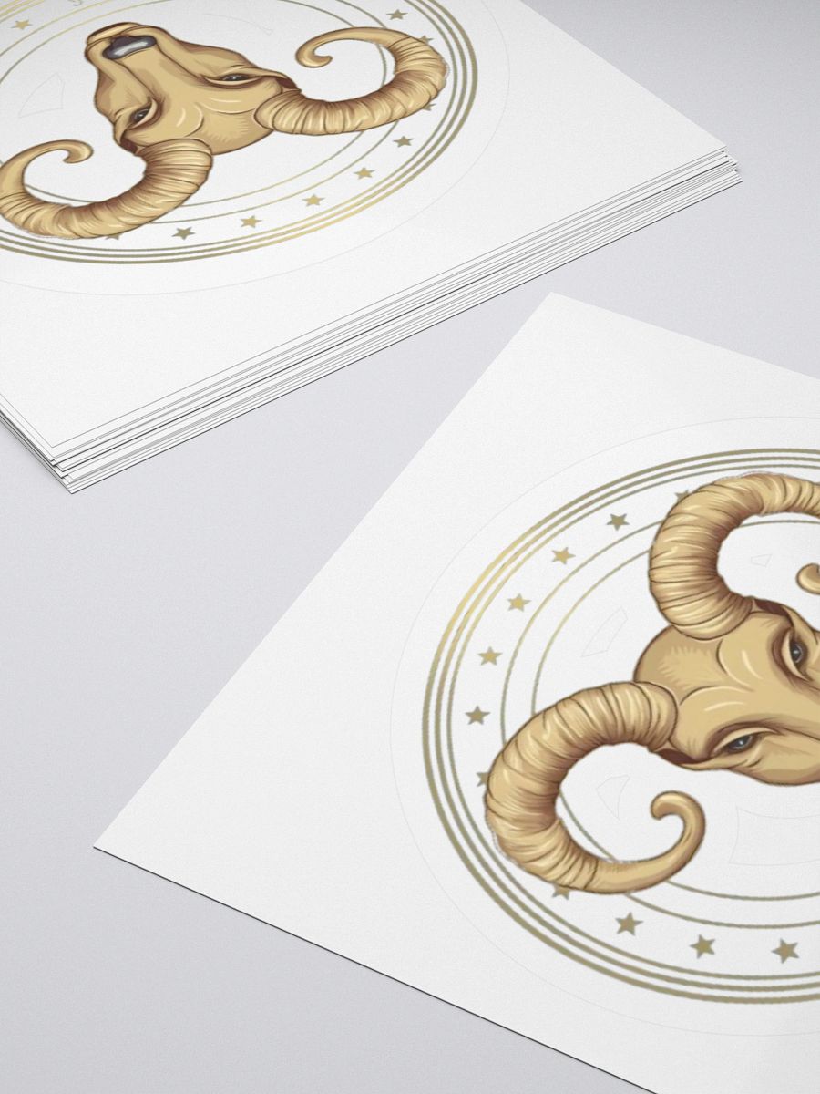 Aries Zodiac Kiss-Cut Sticker product image (11)