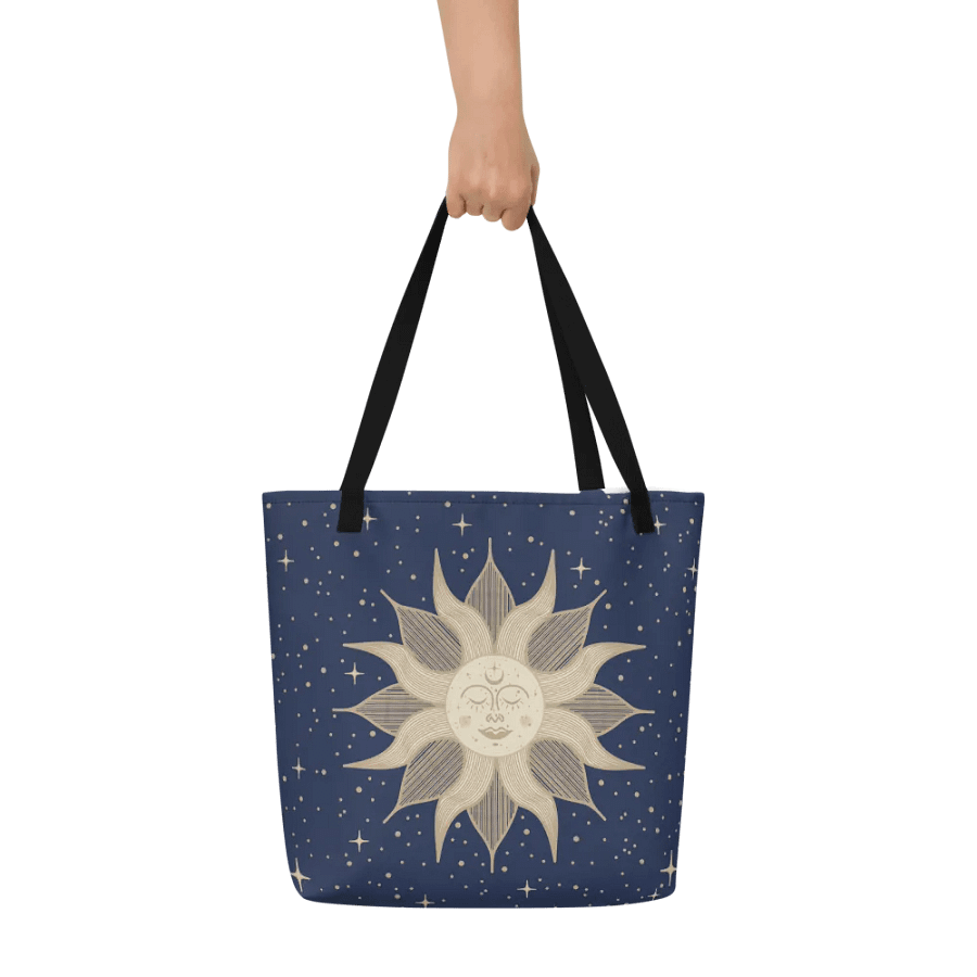 Mystic Sun Starry Night Tote Bag product image (6)