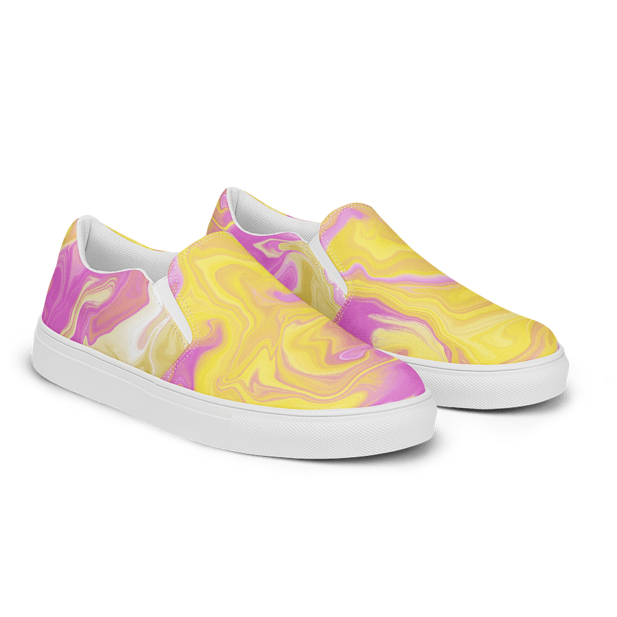 Marbled Dreams Women's Slip-On Shoes product image (2)