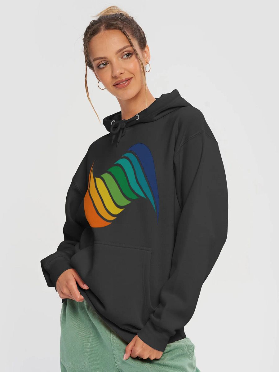 Vibrant Curves Logo Hoodie product image (3)