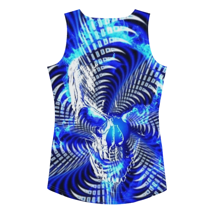 Neon Skull Symmetry Women's Tank Top product image (2)