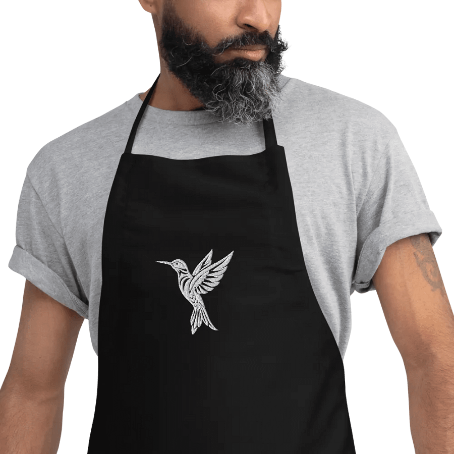 Flight of Flavor Hummingbird Embroidered Apron product image (7)