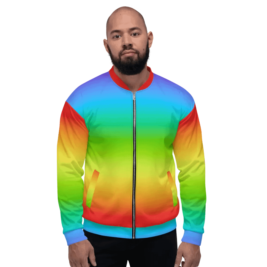 Rainbow Bomber Jacket product image (10)