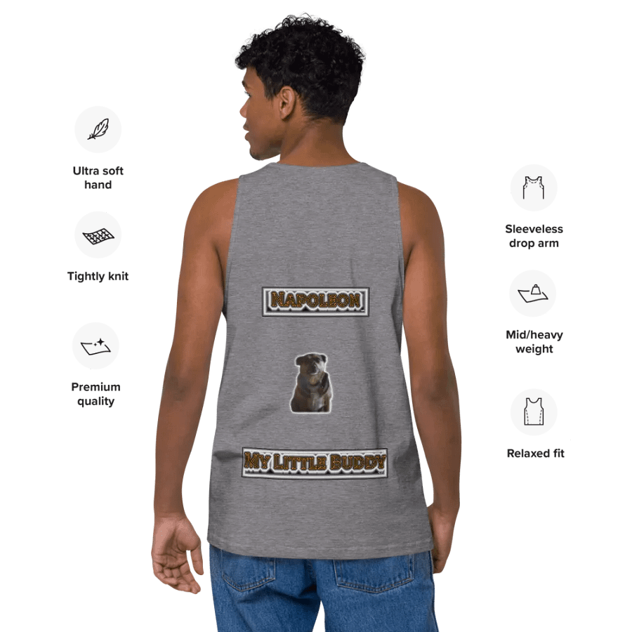 Napoleon My Little Buddy Design 02 - Men's Premium Tank Top product image (110)