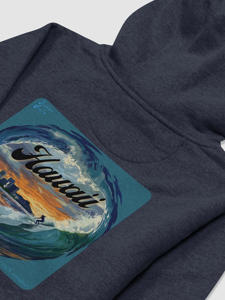 Jimee Vic’s Waikiki Sunset Surfer Hoodie product image (1)