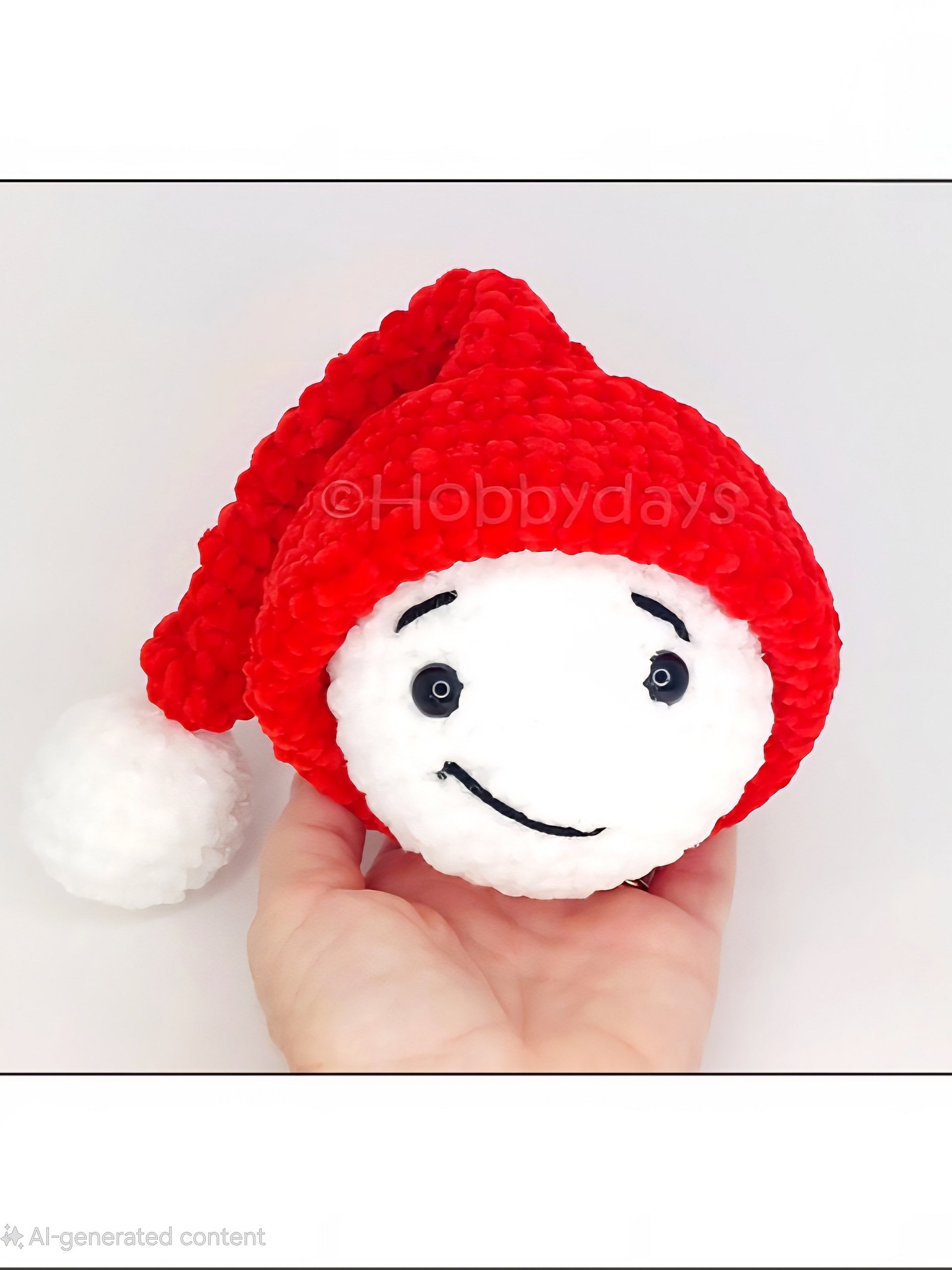 UK Pattern - Amigurumi Crochet Snowball product image (3)