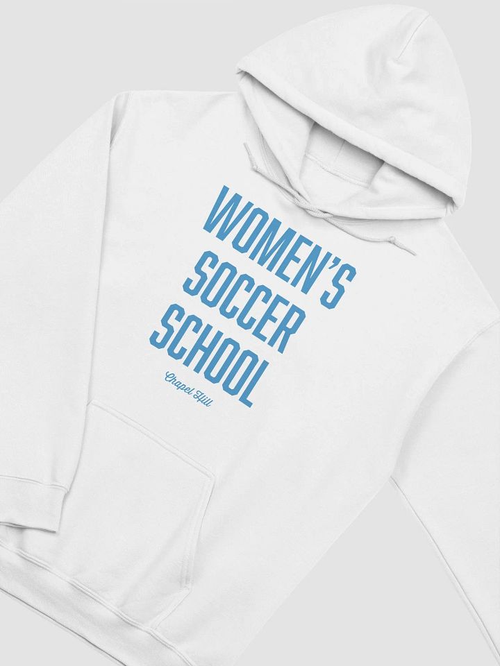 Women's Soccer School Hoodie (Blue Text) product image (14)