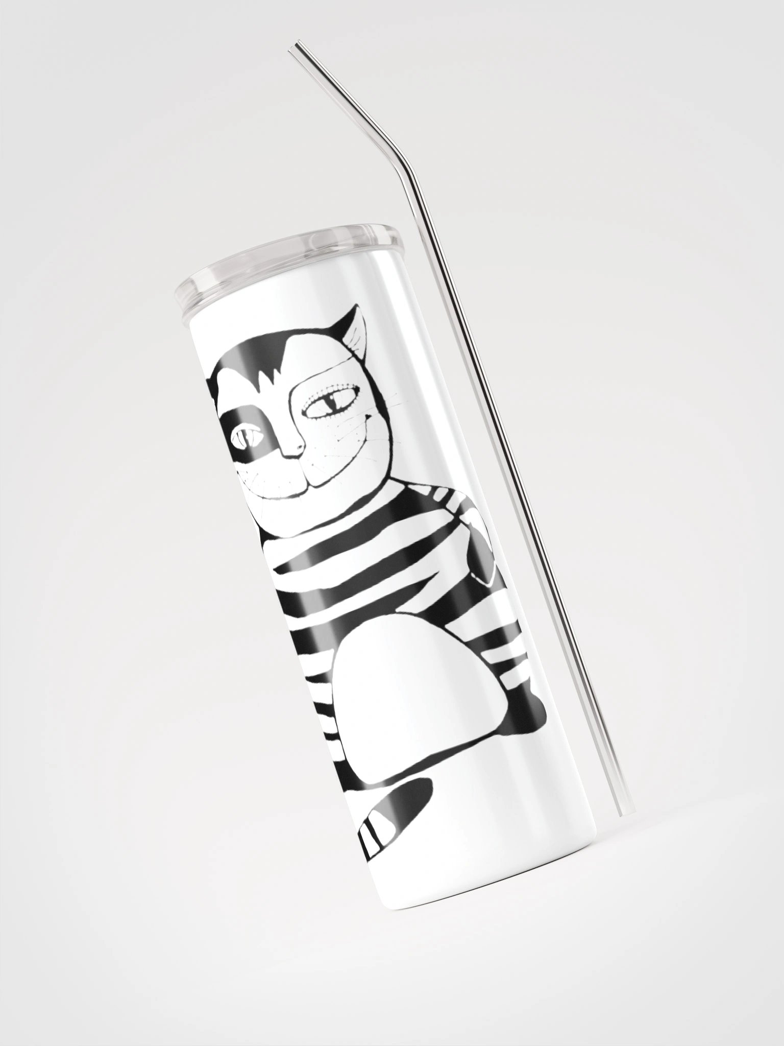 Eco-Friendly Stainless Steel Tumbler with Reusable Straw product image (3)