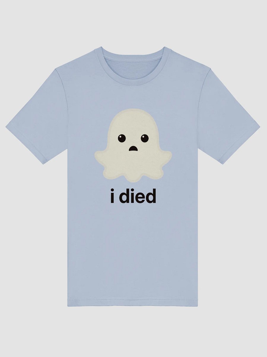 Sad Ghost Simple Tee - Light Color product image (4)