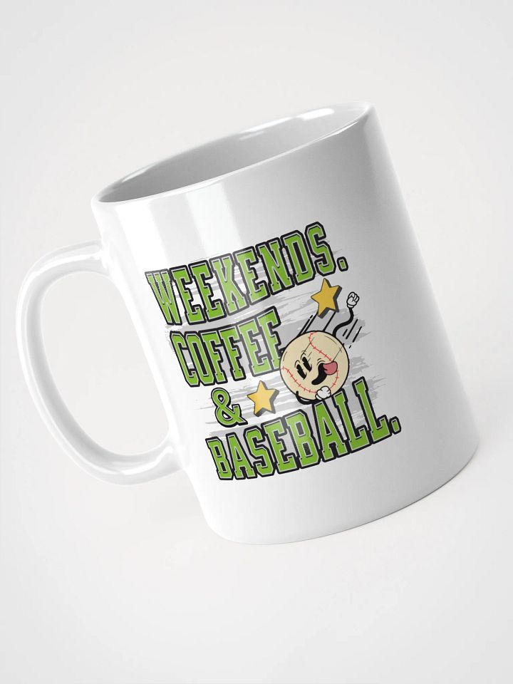 Weekends Coffee And Baseball Vibes Mug product image (2)
