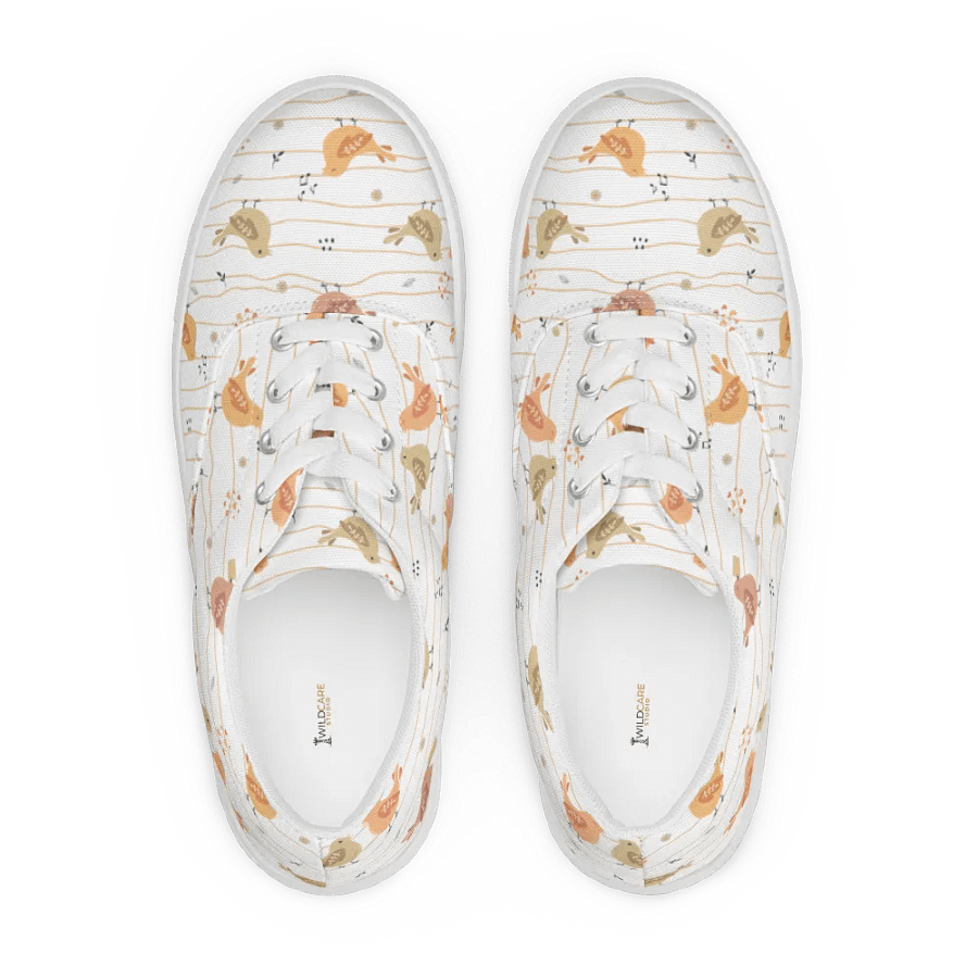 Kawaii Musical Birds Lace-up Canvas Shoes product image (5)