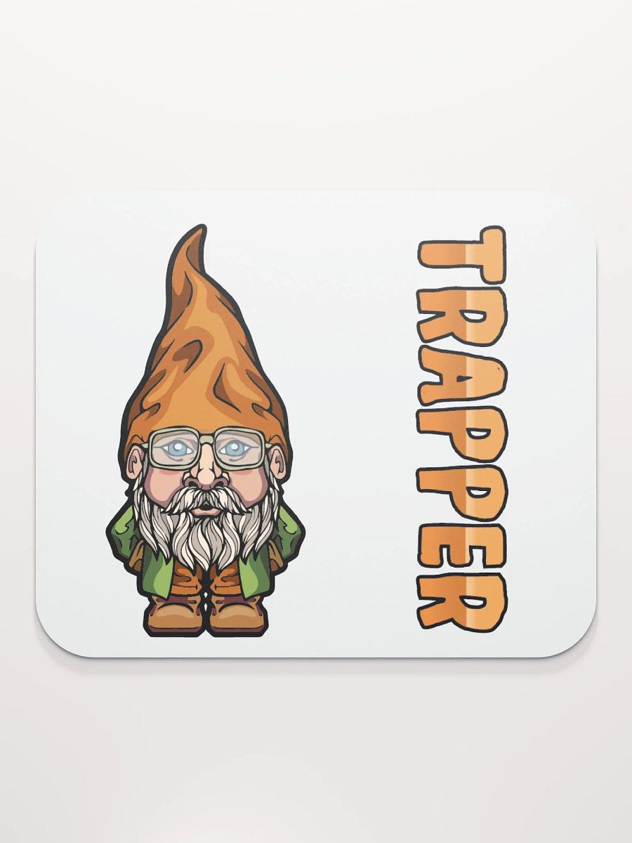 Trapper Logo Mouse Pad - White Background product image (2)