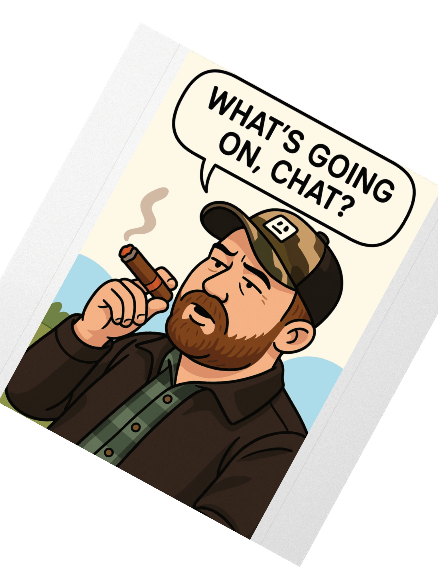 Bearded Chat Sticker Set product image (3)