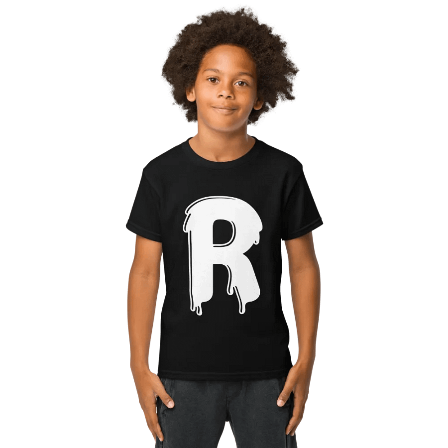 Melting Alphabet | Letter R | Youth Sports Tee product image (1)