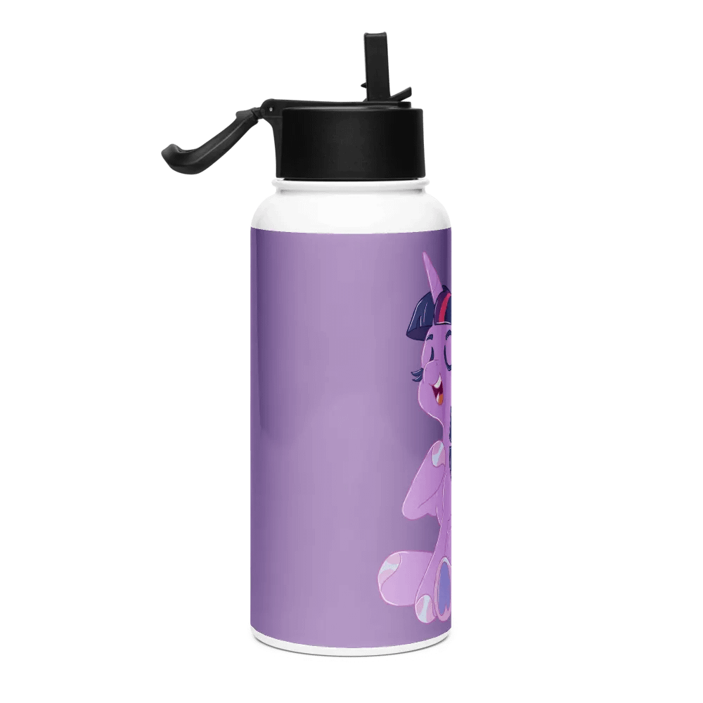Twilight Sparkle Stainless Steel Water Bottle with a Straw Lid product image (4)