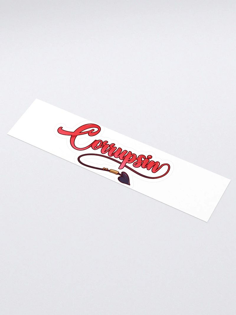Corrupsin Name Sticker (long boi)