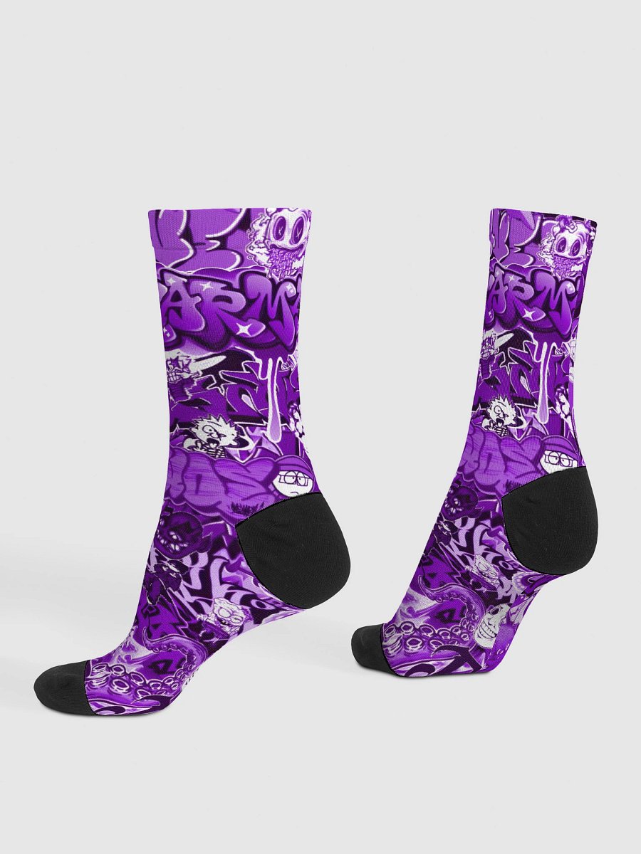 Graffiti Fusion Recycled Crew Socks product image (4)
