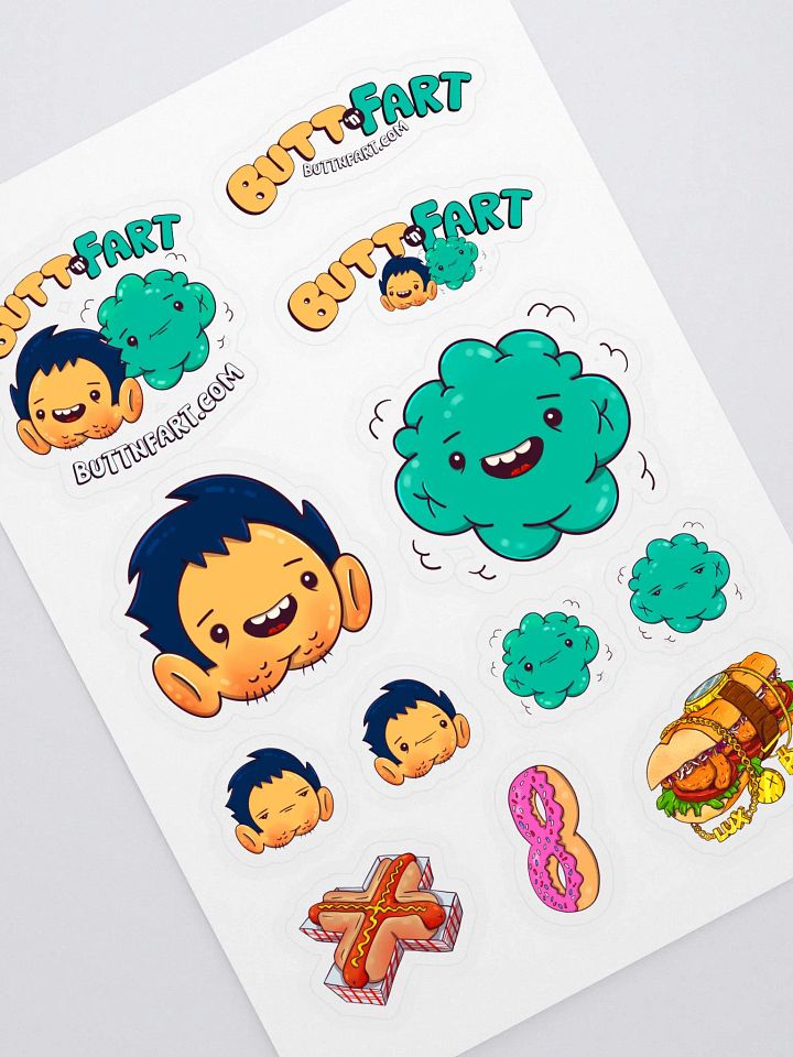 Super Awesome Butt 'n' Fart Intro Sticker Pack product image (1)
