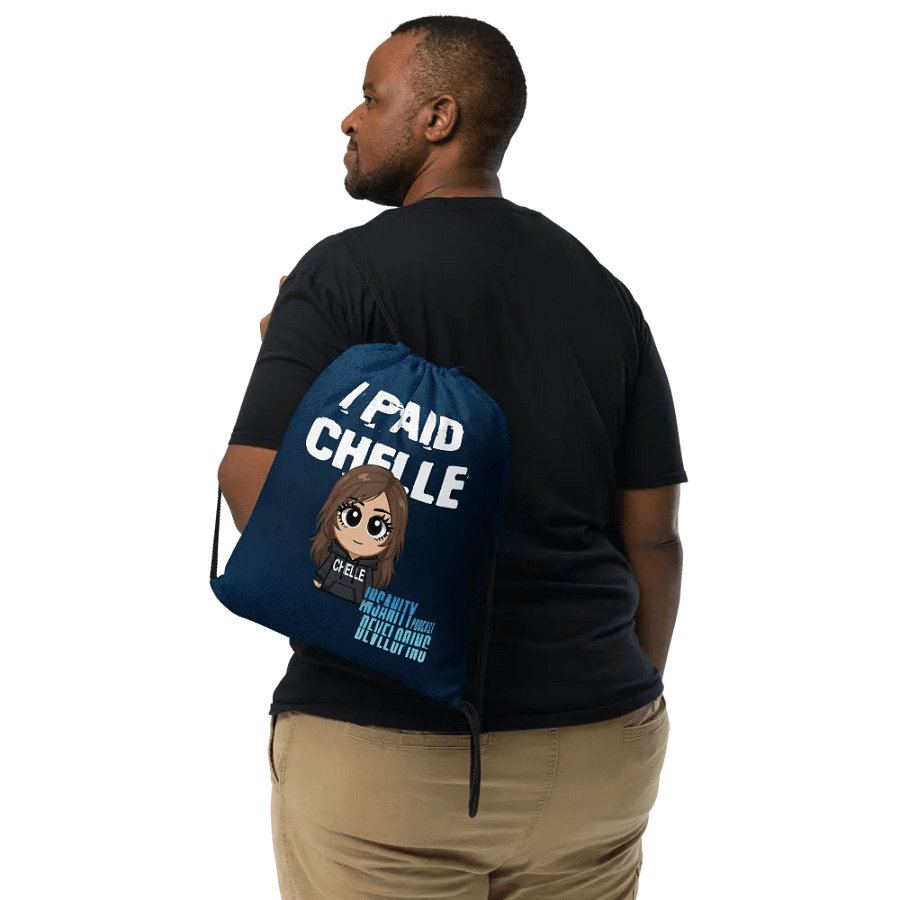 I Paid Chelle — Drawstring Bag product image (6)