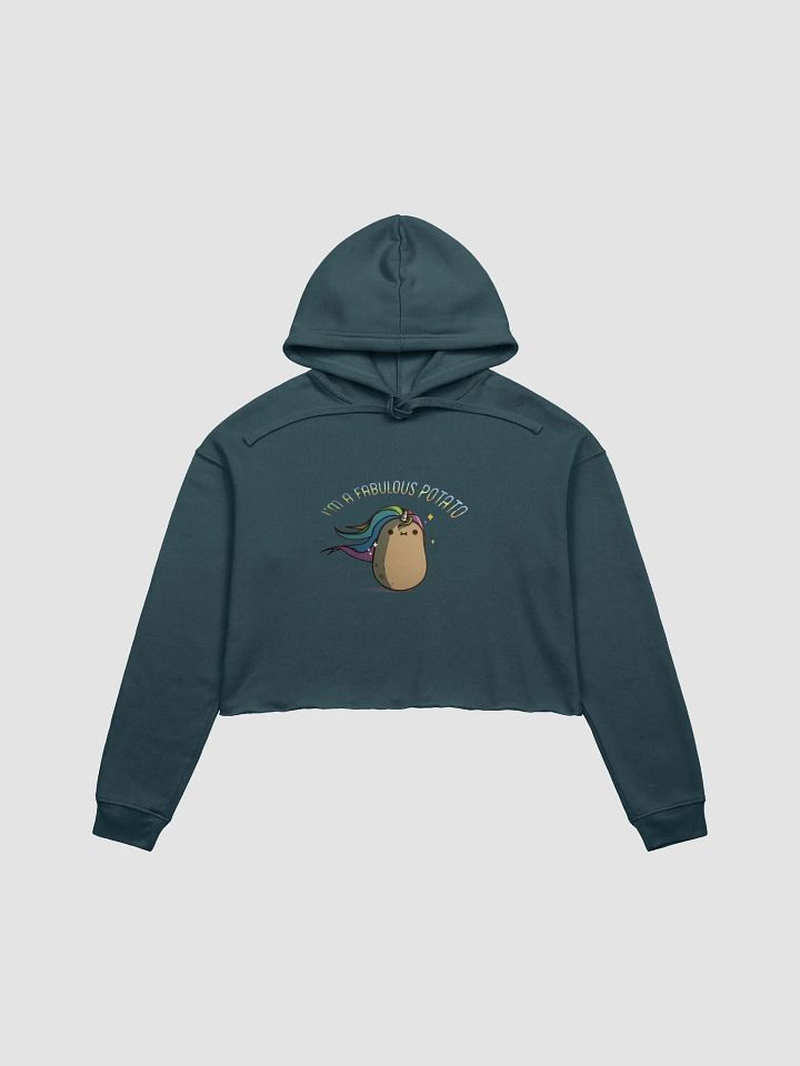 Fabulous Potato Meme Crop Hoodie product image (3)