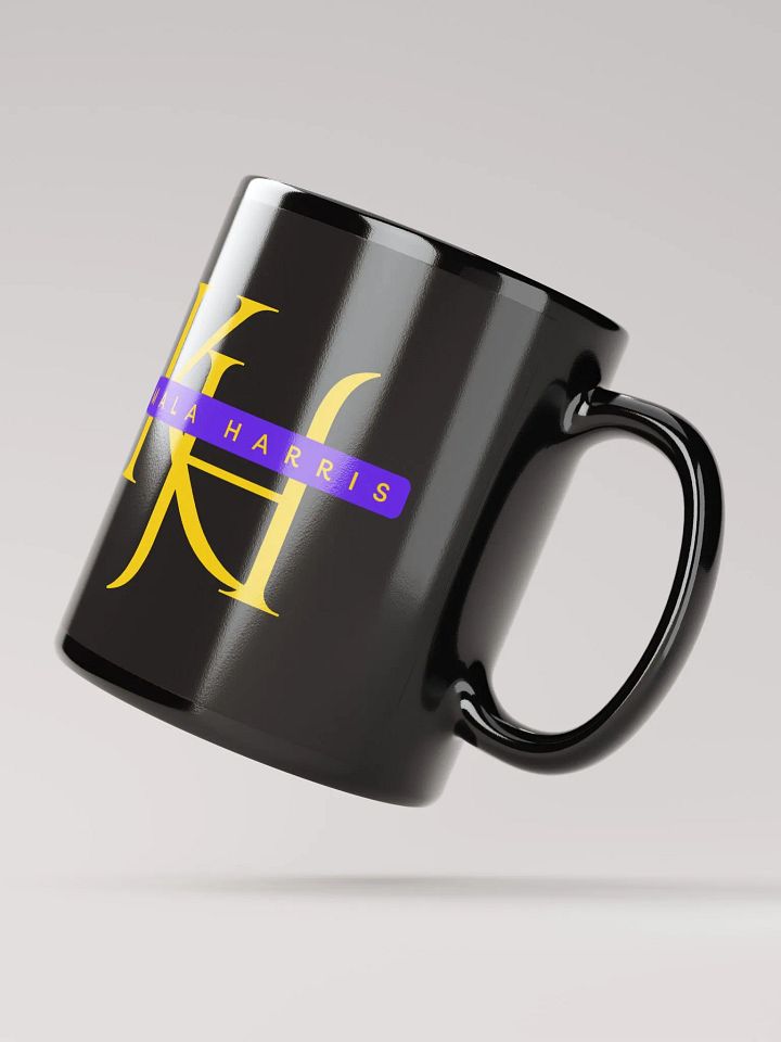 KAMALA HARRIS Black Glossy Mug product image (2)
